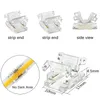 2pin 5mm 8mm 10mm COB LED Strip to Strip LED Connectors Strip to Wire Connection Solderless Extension for 5mm 8mm 10mm COB LED Strip Lights