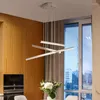 Pendant Lamps Minimalism Modern Led Lights For Living Room Dining Decoration Kitchen Black/White Plafonnier Lamp