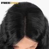 Vrouw Synthetische Lace Front Pruiken 40 inch Lange Diepe Golf Cosplay Pruiken Bruin Wit Synthetische Lace Pruiken Voor Zwarte Vrouwen 230524