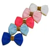 Moda doppio strato Bowknot forcine per bambini Simpatici fiocchi fatti a mano Clip a becco d'anatra Copricapo per bambini Accessori per capelli per bambini dolci