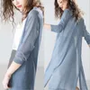 Women's Knits Spring Summer Linen Cardigan Sun Protection Women Long Female Knitted Sweater Coat Jacket Ladies Shawl Outerwear