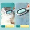 Accueil Brosses d'épilation double face pour chat, chien, peigne de toilettage avec lingettes, brosse pour chaton