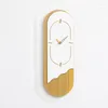 Wall Clocks Acrylic Aesthetic Clock Large Silent Unique Automatic Office Modern Watch Design Reloj De Pared Room Decorations