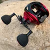 Baitcasting Reels Carbon Frame 6.4 1 8 1BB 15KG Drag Jig Baitcast Reel Fishing Saltwater Big Game Wheel Dual rij Krachtige Magneet 230613