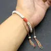 Charm Bracelets Tibetan Buddhist Colorful Cotton Thread String Natural Bodhi Beads Carved Amulet For Women Men Bracelet Jewelry