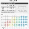 Caleçon 4 / 5pcsMen's Underwear Antibactérien Boxe Cartoon Sous-Vêtements Boxer Shorts Doux Lait Soie Respirant Confortable Hommes Boxer Shorts 230613