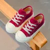 Scarpe da ginnastica per bambini Primavera Autunno Ragazzi Studenti Ragazze bianche Moda Sneakers in tela Bambini