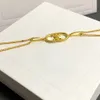 Ny designad triomphe Paris hänge halsband armband örhänge mässing guldpläterad kvinnor designer smycken set xice06