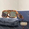 Luxus-Sonnenbrille mit großem Rahmen, übergroße Sonnenbrille, Hip-Hop-Brille, Punk-Sonnenbrille