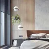 Pendelleuchten Nordic Wandleuchte Pflanzenlampe Moderne kreative Wohnzimmer Kronleuchter mit Pflanzen Schlafzimmer Magische Bohnen Glanz