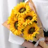 Dried Flowers 3510pcs Sunflower Decoration Artificial Flower Realistic Silk Daisies for Home Arrangement Wedding Party 230613