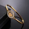 Bracelets Stainless Steel Love Heart Mom For Women Fashion Bangles Jewelry Best Gift R230614