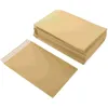 ギフトラップ100 PCS CASH CASH自己粘着封筒金融主催者Vellum Envelopes Kraft Bags Saving Sample