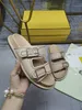 Designer Sandals uomini Donne vere pelle di sandalo in pelle scamosciata Slifori di fondo Spesso Flip estivo Flip scarpe pianeggia