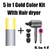 Curling Irons Hair Dryer 5 In 1 Wrap Electric Straightener Brush Blow Air Comb Detachable Home Various Wand W220618 Drop Delivery Pr Dh86E