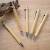 Bamboo Wood Ballpoint Pen 1.0mm Tip black Ink Business Signature Ball Pen Office School Wrting Stationery SN6910