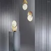 Lampes suspendues Cottage Living Decor Lampe boule de cristal Verre E27 Lumière Éclairage Lustres Plafond Designer de luxe