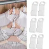 Hangers 20pcs Clothes Hanger Connector Hooks For Organizing Closet Cascading Plastic Wardrobe Coat Organizer Rack Holder Space Saving