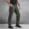 Men's Pants Men's Multi Pocket Durable Tactical Cargo Waterproof Outdoor Military Special Combat Jogging