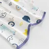 Sovsäckar baby sommar bomull långa ärmar spädbarn bärbar filt sömnväska mjuk pyjamas sömnkläder för småbarn R230614