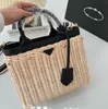 Designer Beach Bag Straw Woody Totes Summer SunshineTravel Shopping Bags Luxury Crossbody Women Handbag