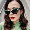 Sunglasses Fashion Luxury Diamond Cat Eye Women Brand Vintage Funny Party Sun Glasses Female Hip Hop Shades