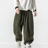 Hommes pantalons pantalons décontractés Streetwear Harem mode femme longue grande taille lâche mâle pantalons de survêtement Harajuku Style M5XL 230614