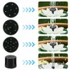 Garden Decorations Mini Lotus Solar Water Fountain Pond Decoration Waterfall Fountain Outdoor Bird Bath Solar Powered Floating Garden Fountain 230614