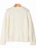 Kobiety na drutach kobiety o-deterk Mohair Blend Knit Sweter pusty lady szydełkowane bluzki francuskie sweet 2023