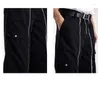 メンズパンツ2023男性女性服オリジナルヤマモトスタイルロングジッパーカジュアルズボンプラスサイズの衣装27-46