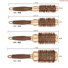 Gold Themal Salon Nano Ceramic Curly Round Brush Alumínio Radial Ionic Pente Em 4 Tamanhos Pincéis Profissionaisalta quantidade Odpcg