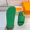 Miami Pool Pillow Comfort Designer Slippers Sandals منقوش للطباعة الفاخرة شرائح غروب الشمس البغال الصيفي شاطئ الشاطئ الرجال أحذية المرأة الحجم 35-45 F4i8#