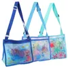 Sacs de plage de sable pour enfants sac de rangement de trésors de collecte de coquillages organisateur de jouets en maille dinosaure voyage fourre-tout extérieur été Portable sacs à bandoulière BC801-2