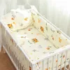 Постилочные наборы 5 PCSSet Cartoon Crib Surround Sheet Back Cushion Childrens Set Fourside Antyollision 230613