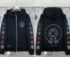 Sweatshirts Tasarımcı Erkek Kış Kış Kış Kalp Hoodie CH Uzun Kollu Ceket Gevşek Kapşak Kapüşonlu Kadın Hip Hop Chromees Kalp Çok Renk
