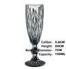 Verres à vin 150Ml 13Design Coupe en verre en relief Tasses à boire Jus de ménage Champagne Couleur épaissie pour la fête Goblet Drop Delivery Ot2Jd