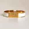 Bangle roestvrij staal gouden gesp armband mode-sieraden mannen en vrouwen