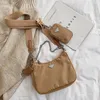 sac de designer sacs à main de luxe hobo nylon de haute qualité le sac fourre-tout 3 en 1 larges bretelles élégantes sangles de chaîne zippées sacs à bandoulière simples