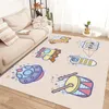 Carpets Pink Baby Sofa Carpet Aesthetic Balcony Custom Welcome Kawaii Pvc Designs Rug Cute Floor Girls Tapete Para Salas Home Decoration