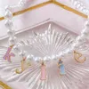 Ketten Candy Farbe Anfangsbuchstaben Perle Chokerhalskette Für Frauen Weiß Nachahmung Name Alphabet Halsketten Schmuck Geschenk Mädchen