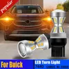 Nouveau 2 pièces Canbus sans erreur WY21W T20 7440 LED clignotant ampoule pour Buick Regal 2014-2017 LaCrosse Enclave Encore Envision