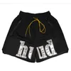 RH Shorts Män Desinger Fashion Sport Pants Mens Mens Shorts Luxury Short Sport Trend Pure Breattable Brand Beach Pants Hip Hop CHD2306143