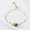 Fashion Design Cute Bear Charm 18K Gold Bracelet Stainless Steel Jewelry for Women Gift