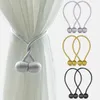 Curtain Poles Magnetic Tieback Headset Style Holder Holdbacks Buckle Clips Rod For Home Decor Decoration Accessory 230613