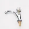 Bathroom Sink Faucets G1/2 Brass Single Cold Faucet Style Home Washbasin Tap El Balcony Counter Basin Bibcock