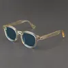 Sunglasses Johnny Depp Sunglasses Man Lemtosh Polarized Sun Glasses Woman Luxury Brand Vintage Yellow Acetate Frame Night Vision Goggles 230613
