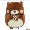 Stuffed Plush Animals 30Cm/20Cm Groundhog With Pine Nut Kids Bedding Dog Plushes Birthday Gift Drop Delivery Toys Gifts Dh2Zc