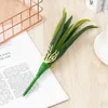 Paquet de fleurs séchées 31cm, glaïeul Cymbidium Hyridus au toucher réel, feuilles en Latex Whelan, matériel d'art Floral de haute qualité