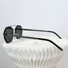 Hexagonal mens sunglasses pilot lens metal texture frame lenses SIZE48 19 145 womens sunglasses lightweight and practical sun protection