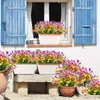 ドライフラワー人工花カラ・リリー偽の植物の家の装飾屋内屋外草UV保護ウェディングテーブルアレンジメント